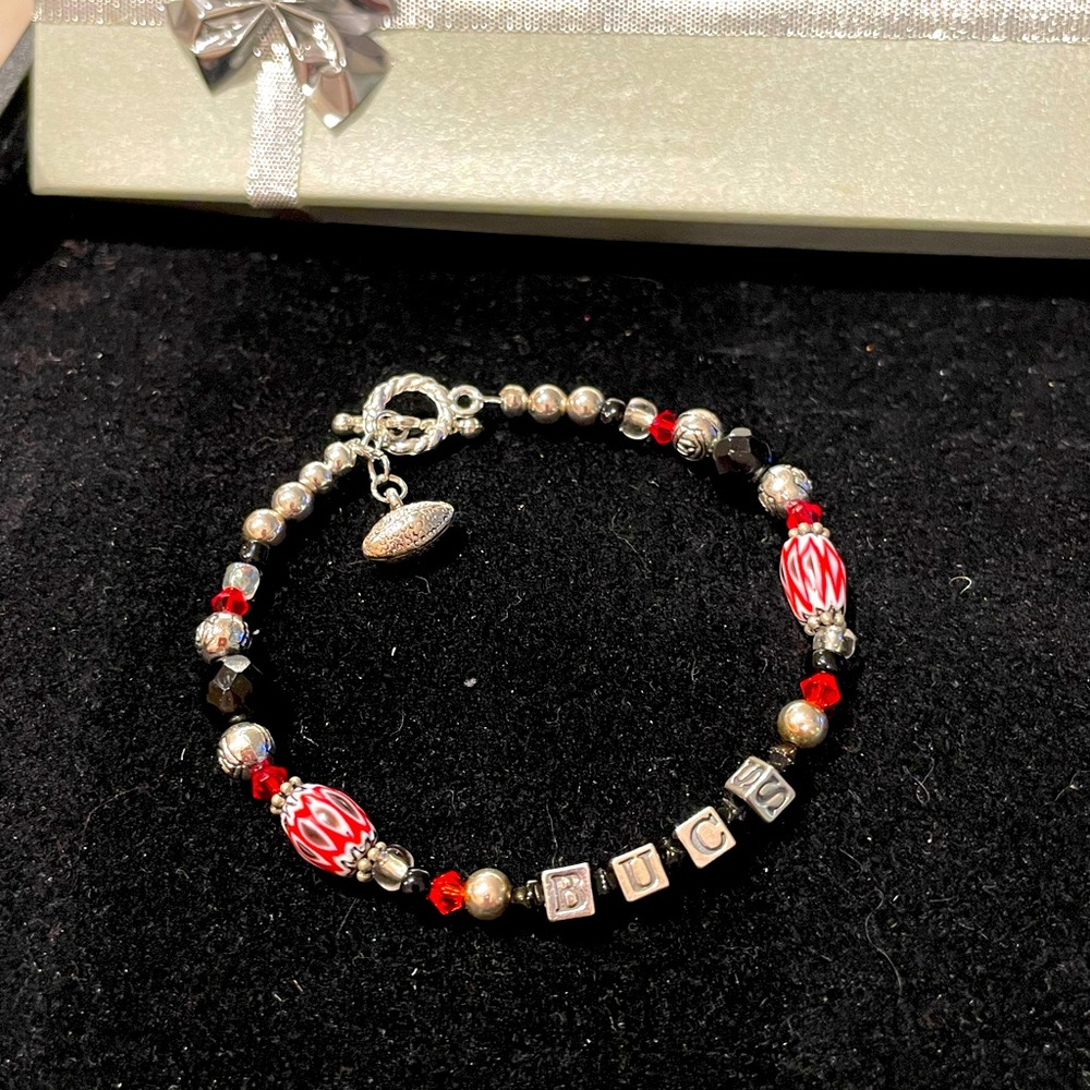 Handmade Tampa Bay Buccaneers Bracelet🏈